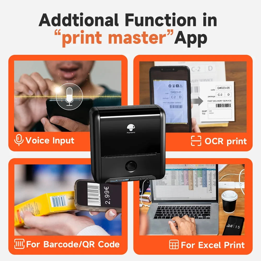 Bluetooth Thermal Label Printer