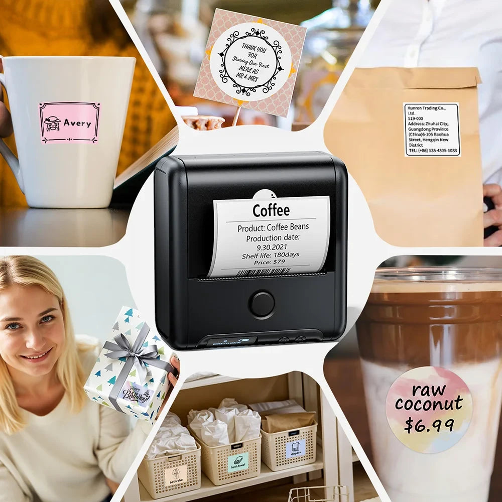 Bluetooth pocket label maker-Organize your home and office in seconds