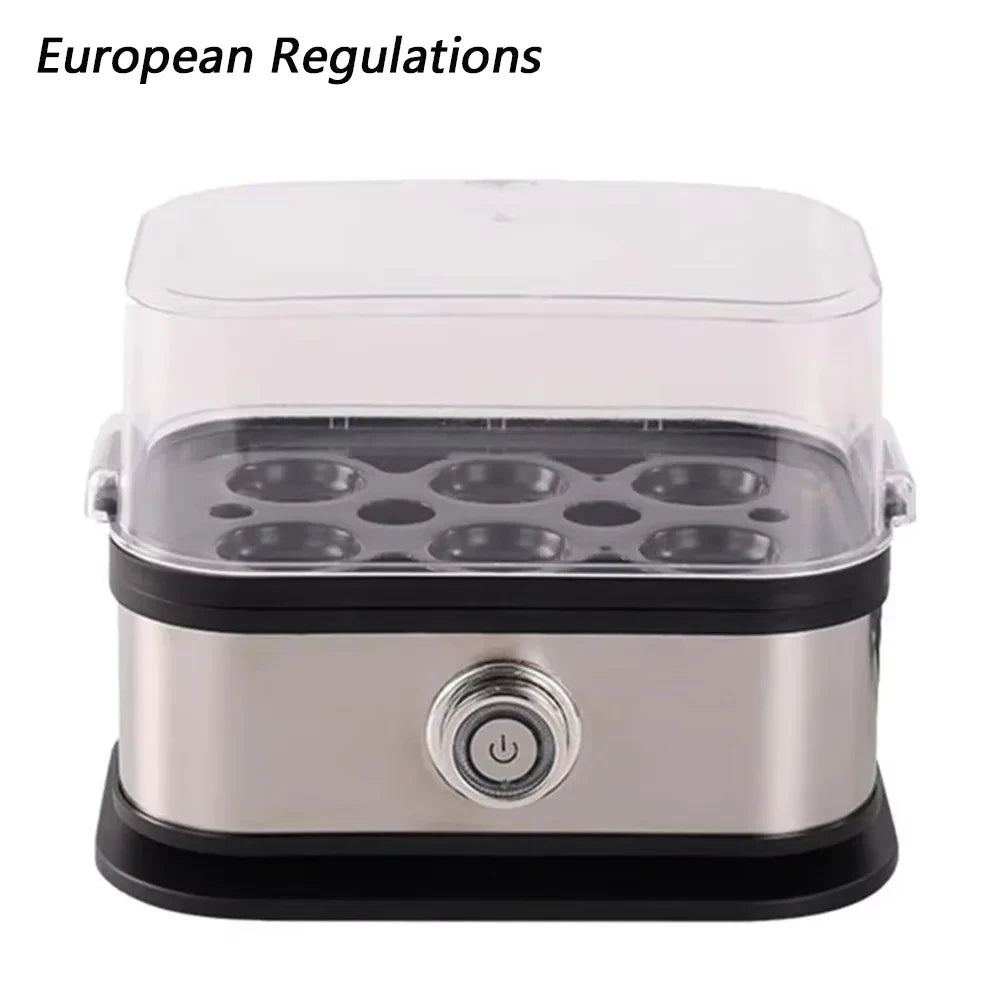 Compact Stainless Steel Egg Cooker