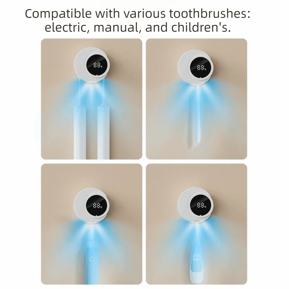 Wall-Mounted UV Toothbrush Sterilizer