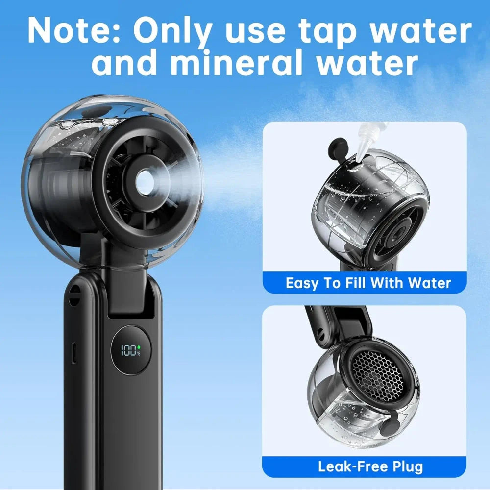 Portable Handheld Misting Fan