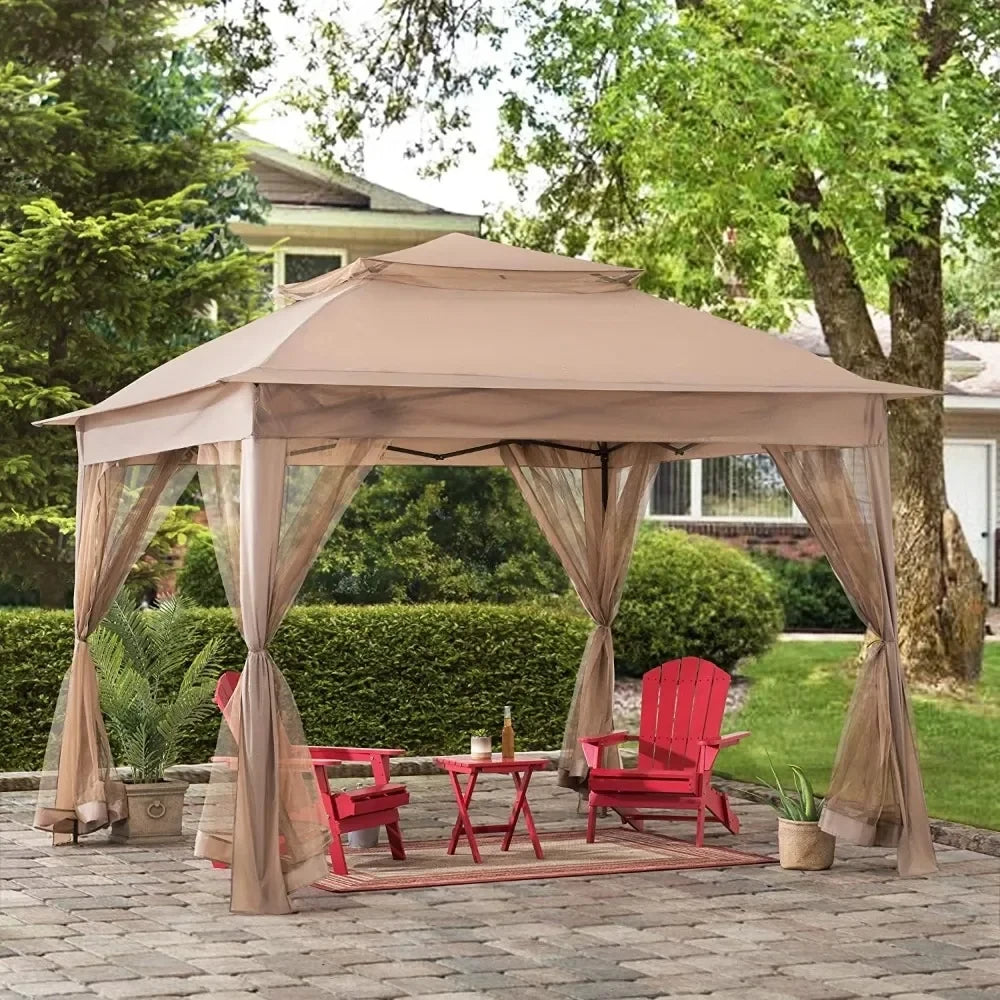 Portable Two-Tier Pop-Up Gazebo
