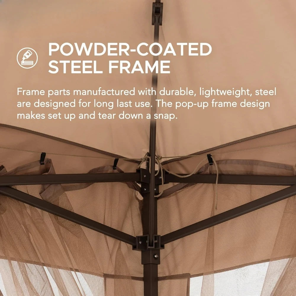 Portable Two-Tier Pop-Up Gazebo