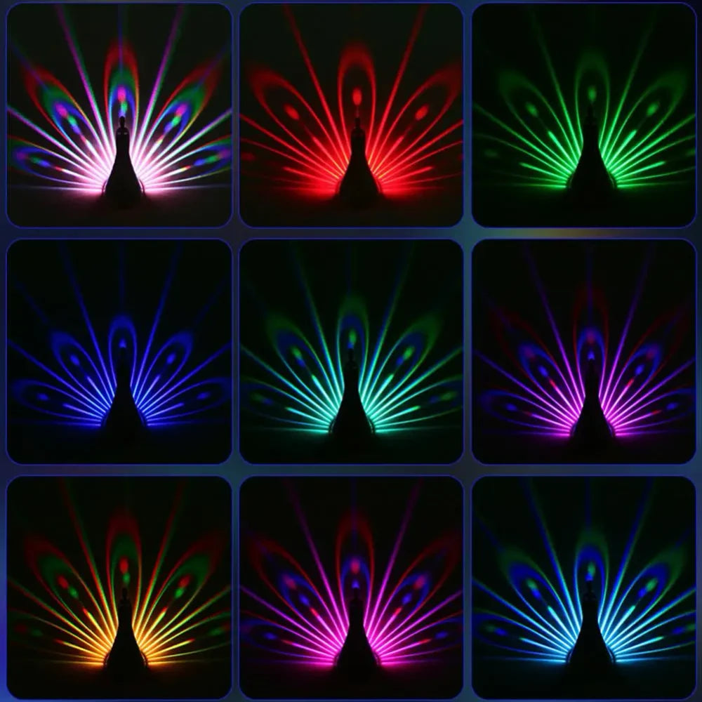 Peacock Projector Atmosphere Lamp