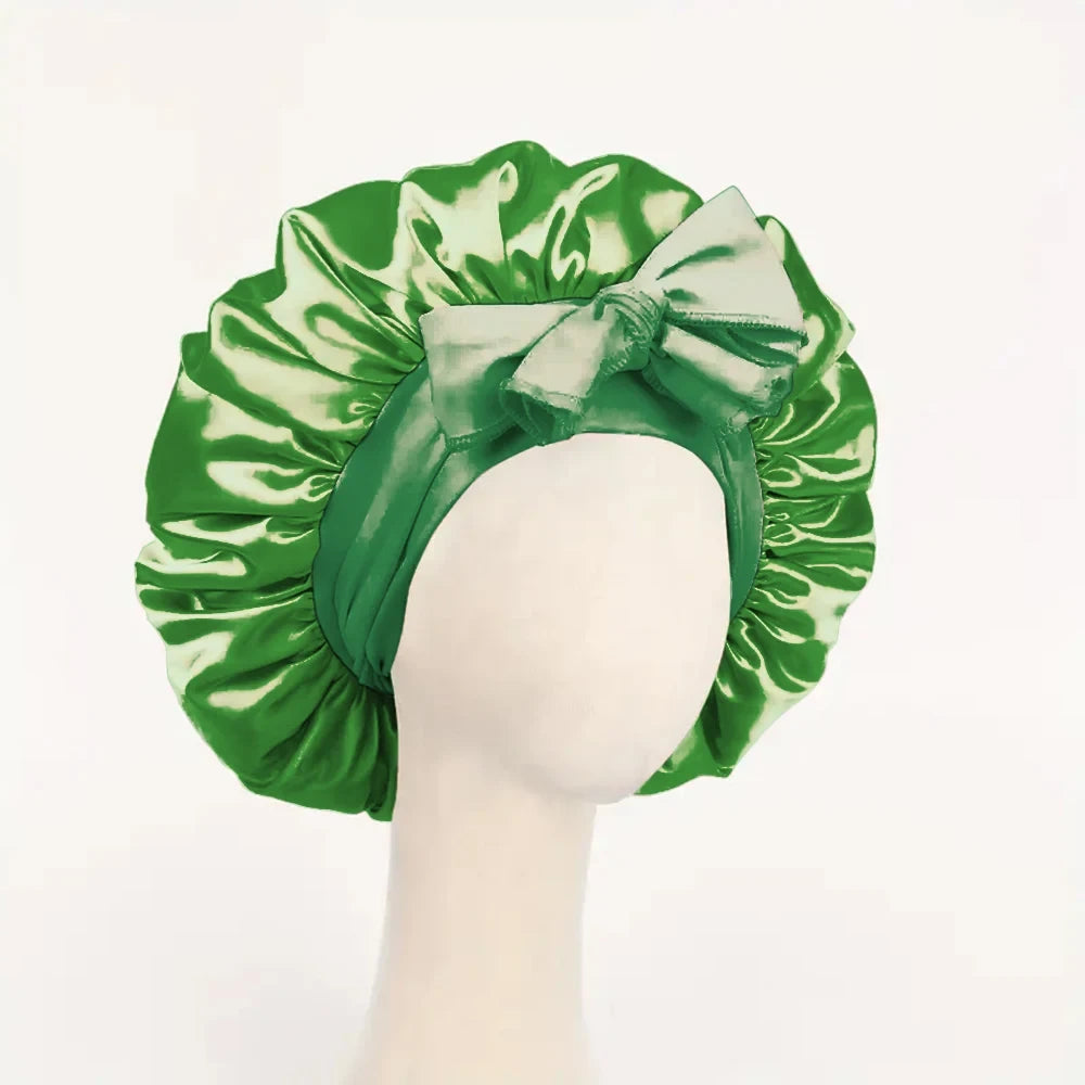 Adjustable Satin Sleep Bonnet