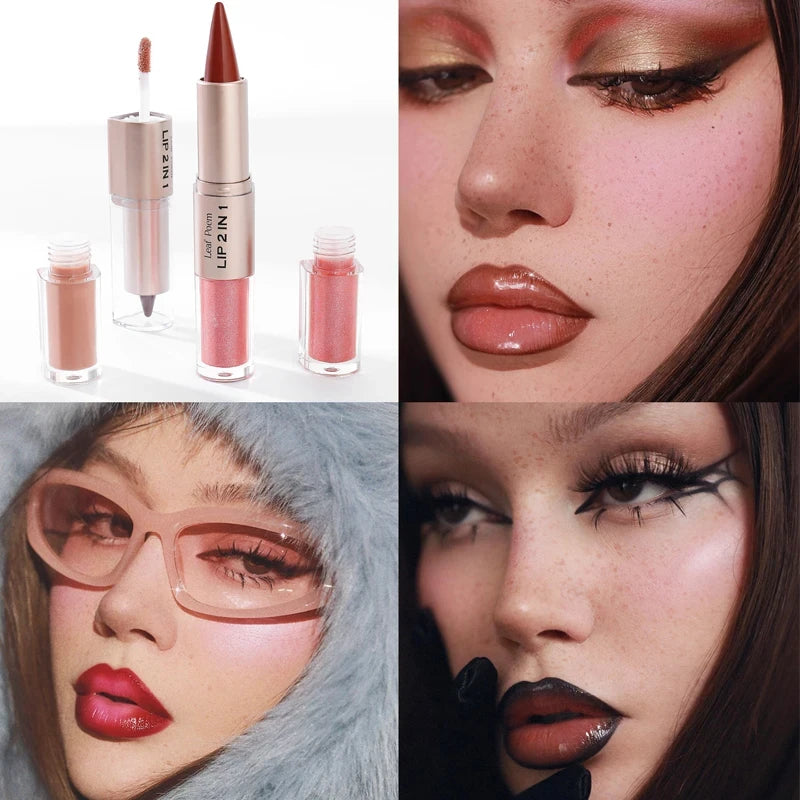 Dual Ended Lip Contour and Glaze Set