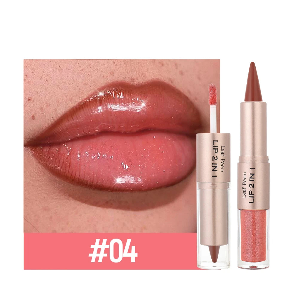 Dual Ended Lip Contour and Glaze Set