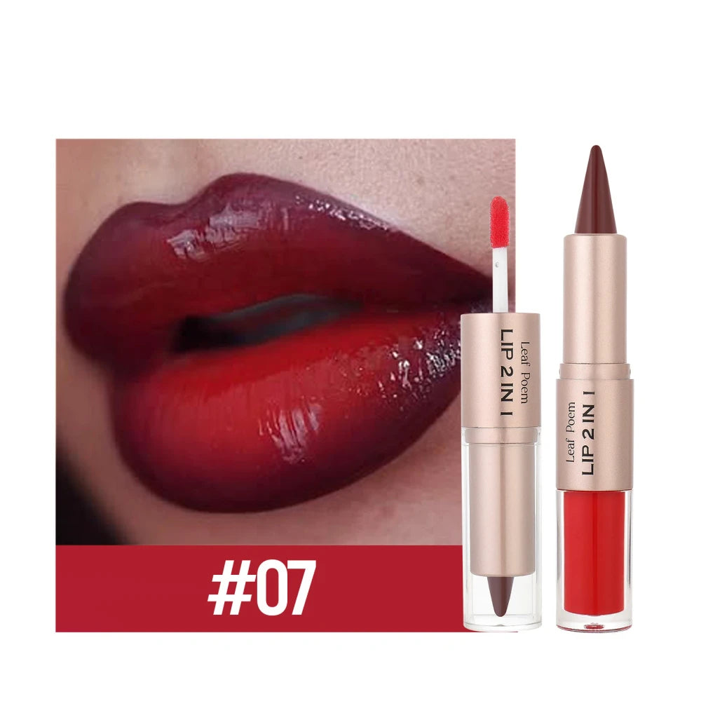 Dual Ended Lip Contour and Glaze Set