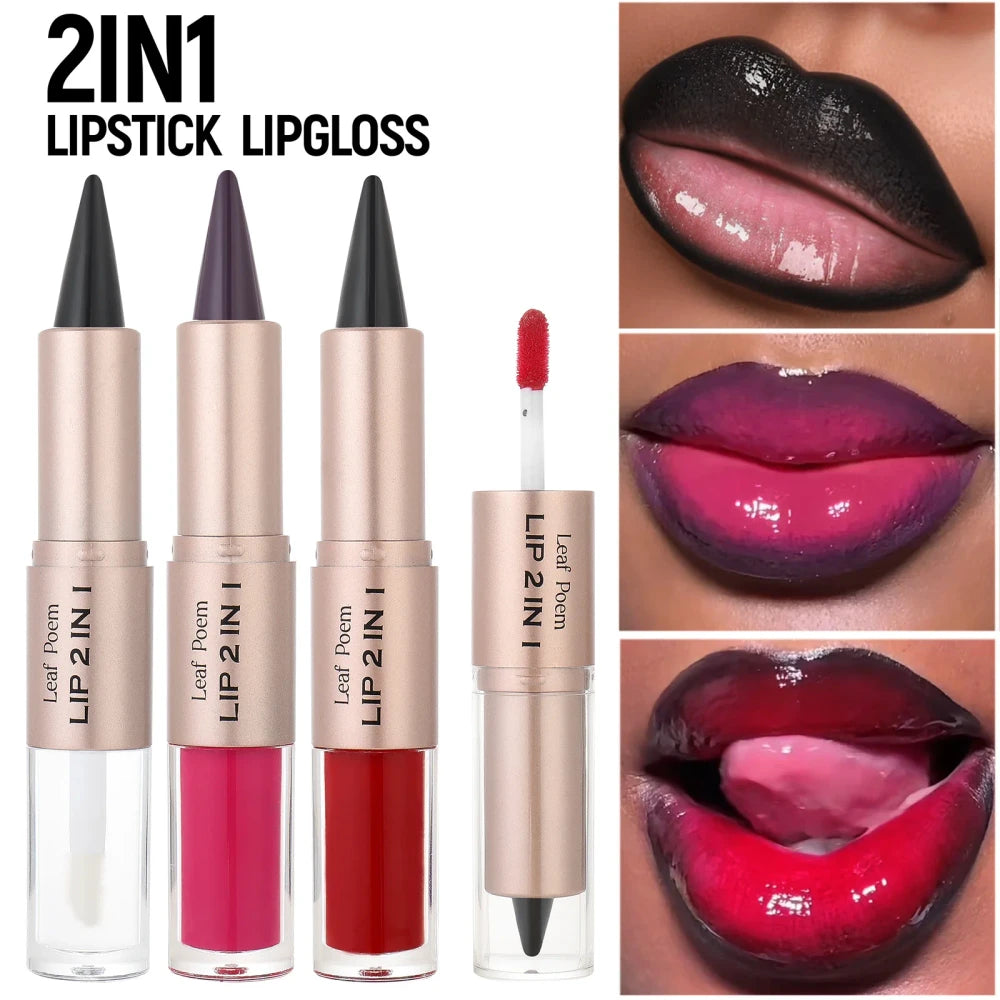 Dual Ended Lip Contour and Glaze Set