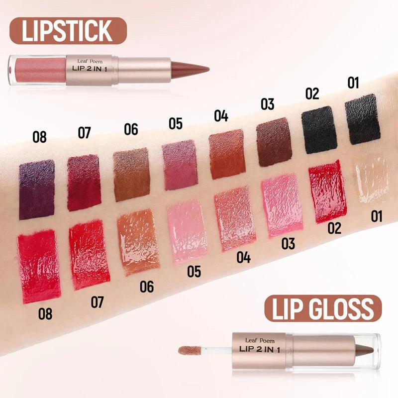 Dual Ended Lip Contour and Glaze Set