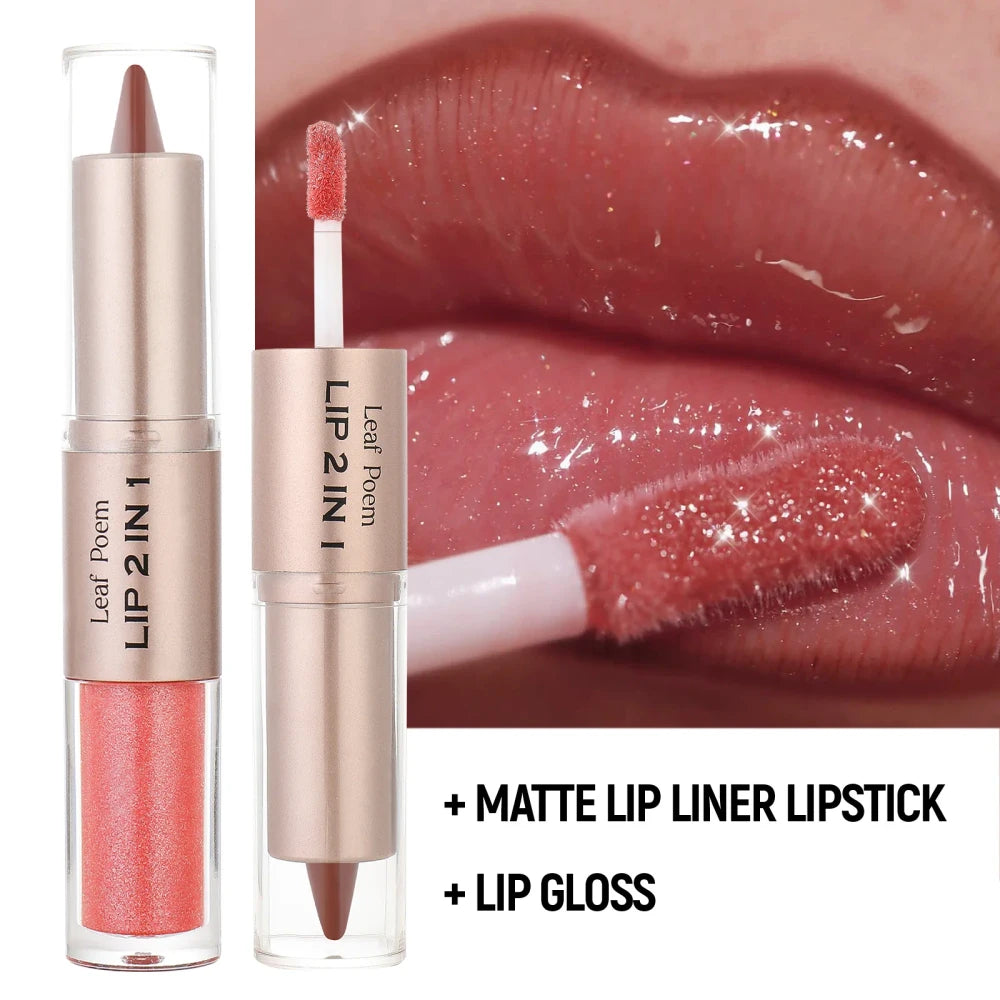 Dual Ended Lip Contour and Glaze Set