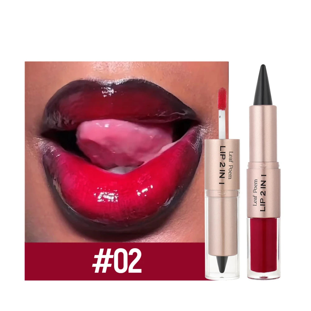 Dual Ended Lip Contour and Glaze Set