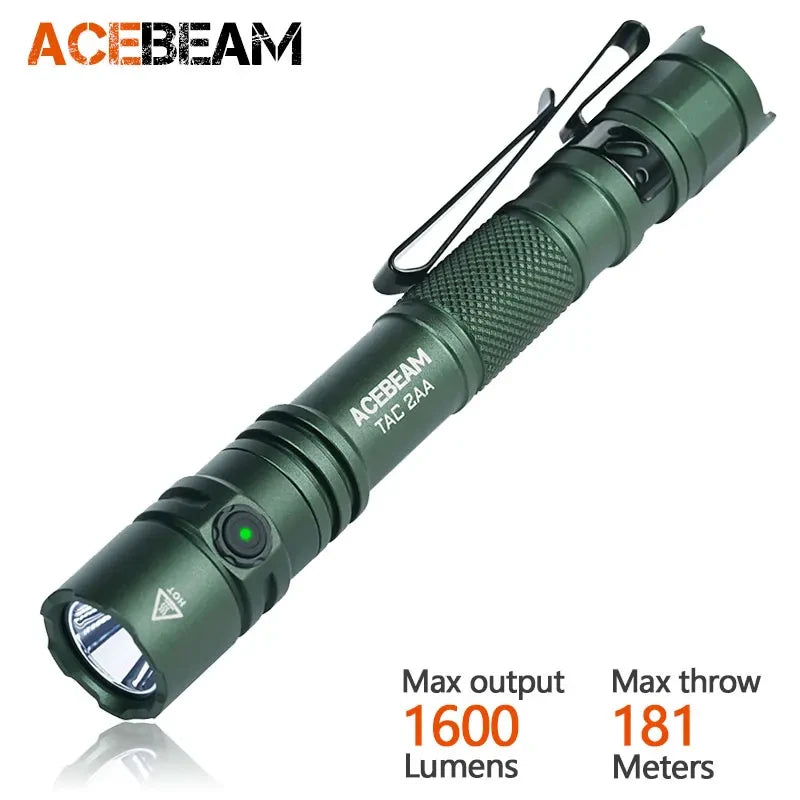 Cool Acebeam Rechargeable LED Flashlight