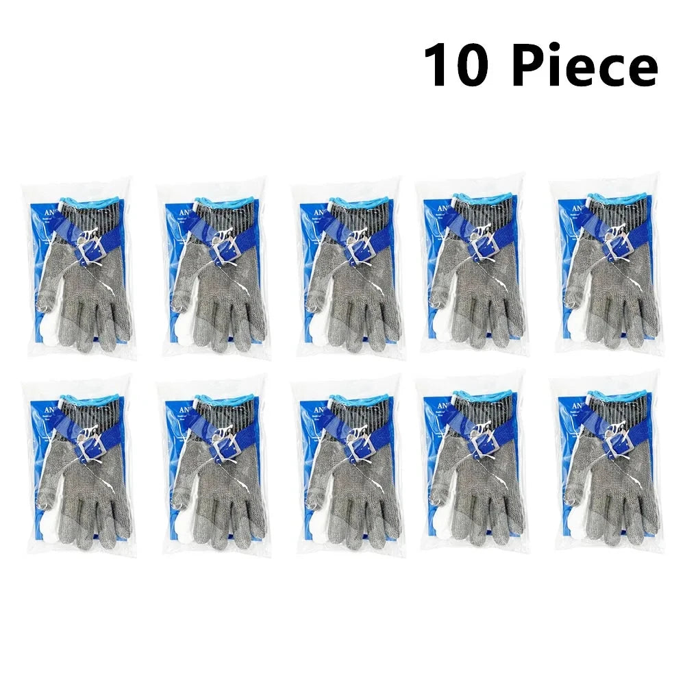 Metal Mesh Cut-Resistant Gloves